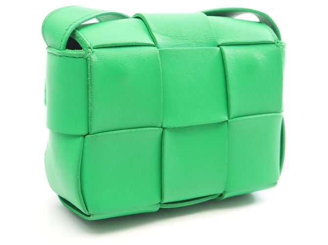 Borsa Mini Candy Cassette Bottega Veneta Verde - vista 2