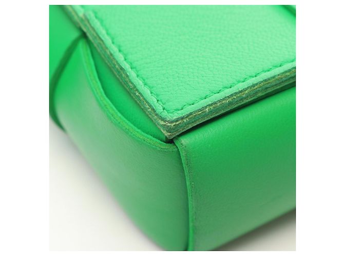 Borsa Mini Candy Cassette Bottega Veneta Verde - vista 5