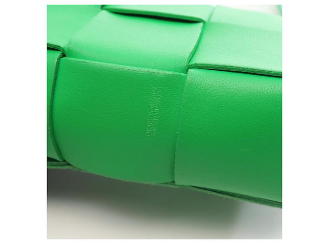 Borsa Mini Candy Cassette Bottega Veneta Verde - vista 7