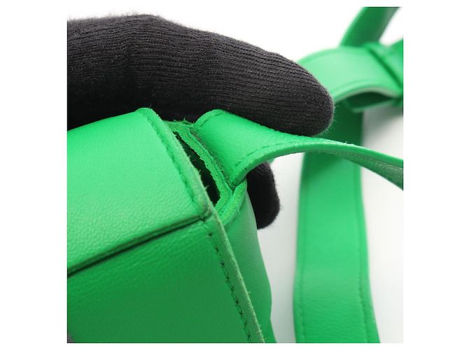 Borsa Mini Candy Cassette Bottega Veneta Verde - vista 9