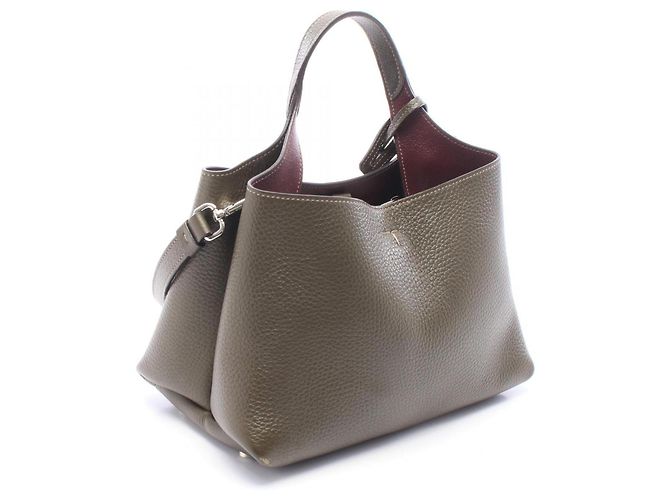 Tod's T-Timeless Micro 2-Way Handtasche Khaki - Ansicht 2