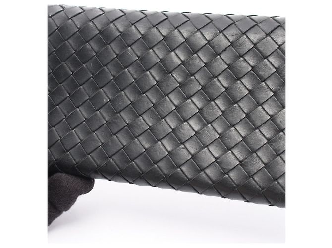 Cartera larga bi-fold Intrecciato Bottega Veneta Negro - vista 14