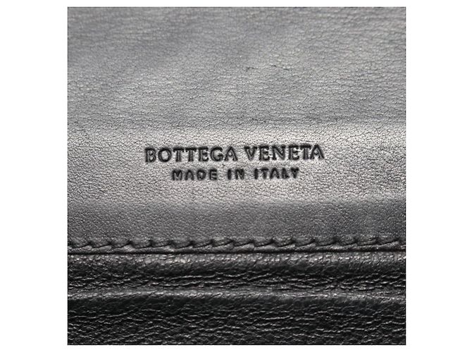 Cartera larga bi-fold Intrecciato Bottega Veneta Negro - vista 5