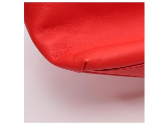 Borsa a tracolla in pelle rossa Bottega Veneta Rosso - vista 5