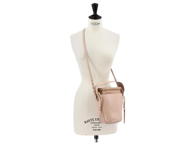 Chloé Sense Bucket 2-Wege Lederhandtasche Pink - Ansicht 10