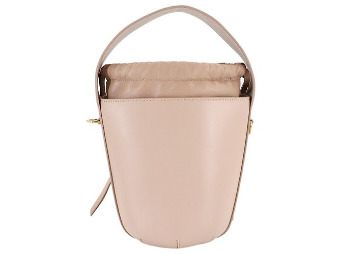 Chloé Sense Bucket 2-Wege Lederhandtasche Pink - Ansicht 3