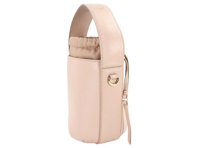 Chloé Sense Bucket 2-Wege Lederhandtasche Pink - Ansicht 4