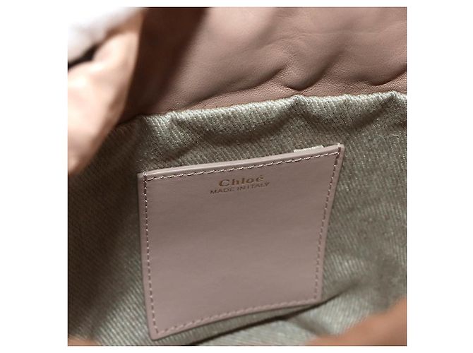 Chloé Sense Bucket 2-Wege Lederhandtasche Pink - Ansicht 8