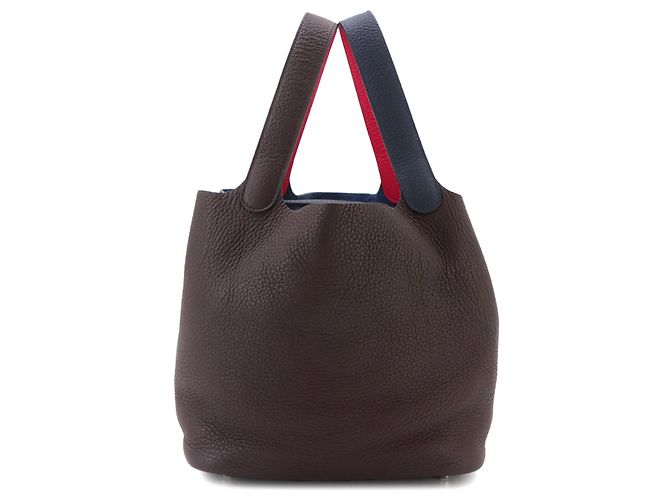 Autre Marque Borsa Piko Hermes Picotin Lock 22 MM Casaque 2 Blu navy - vista 3