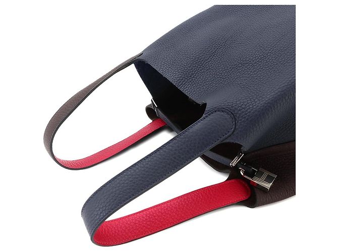 Autre Marque Borsa Piko Hermes Picotin Lock 22 MM Casaque 2 Blu navy - vista 6