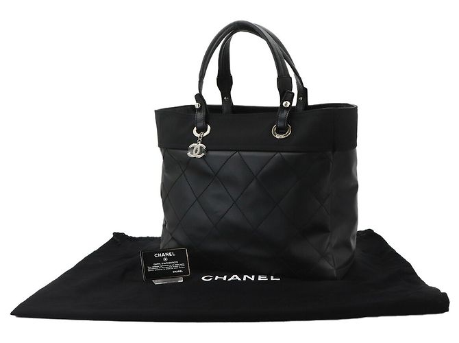 Chanel Paris Biarritz GM Tote Handtasche Schwarz - Ansicht 2