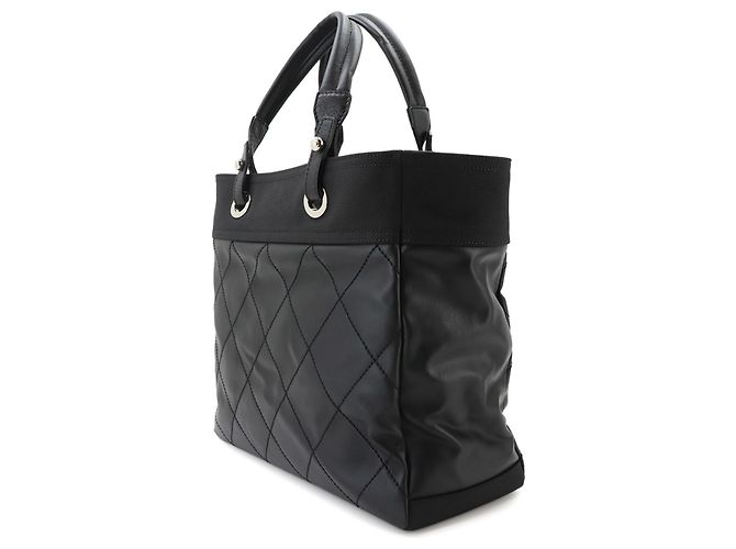 Chanel Paris Biarritz GM Tote Handtasche Schwarz - Ansicht 4