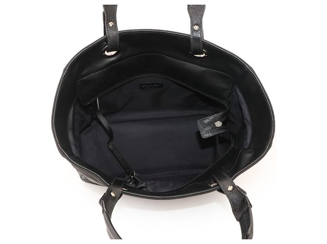 Chanel Paris Biarritz GM Tote Handtasche Schwarz - Ansicht 7