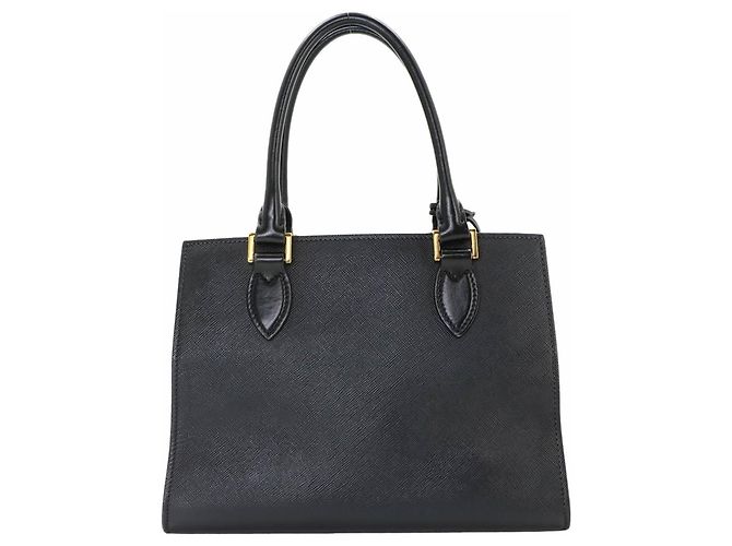 Bolso Prada de piel Saffiano negra Negro - vista 2