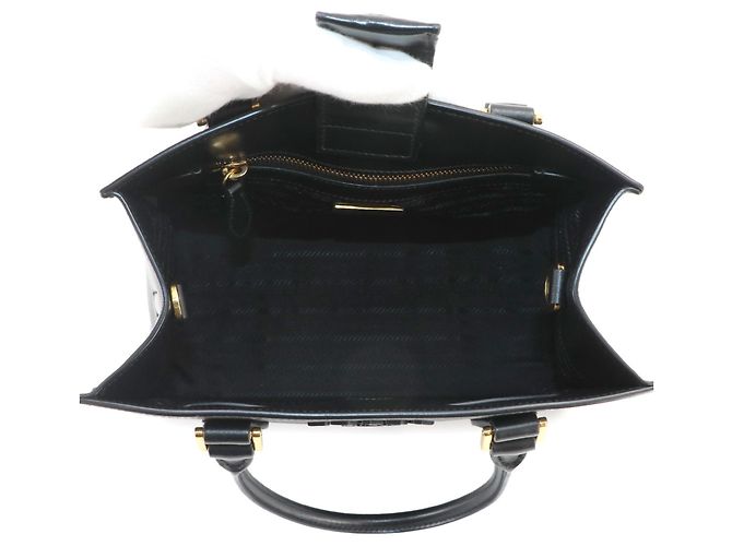 Bolso Prada de piel Saffiano negra Negro - vista 6