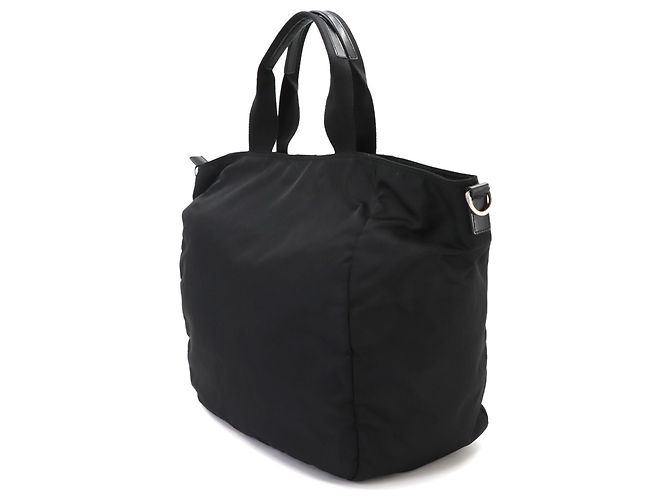 Tote Borsa a mano e a tracolla 2-Way Prada Nero - vista 3