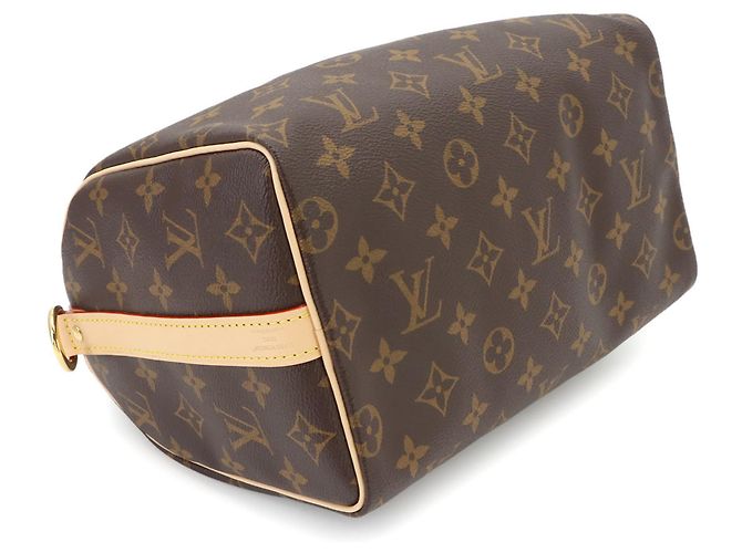 Borsa Louis Vuitton Speedy Bandouliere 25 Monogram Marrone Monogramma - vista 5