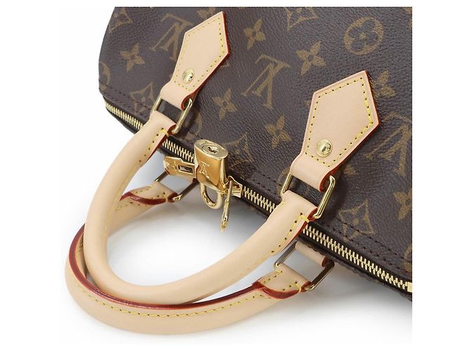 Borsa Louis Vuitton Speedy Bandouliere 25 Monogram Marrone Monogramma - vista 6