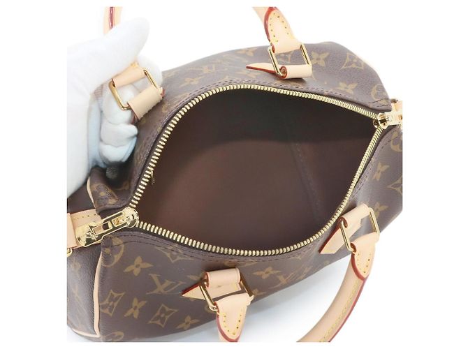 Borsa Louis Vuitton Speedy Bandouliere 25 Monogram Marrone Monogramma - vista 7