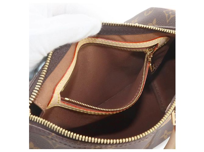 Borsa Louis Vuitton Speedy Bandouliere 25 Monogram Marrone Monogramma - vista 8