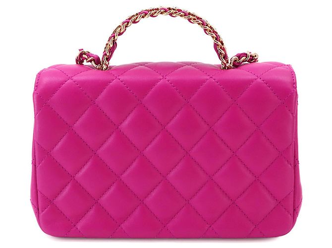 Bolsa Chanel Matelasse Mini Flap Rosa - vista 3