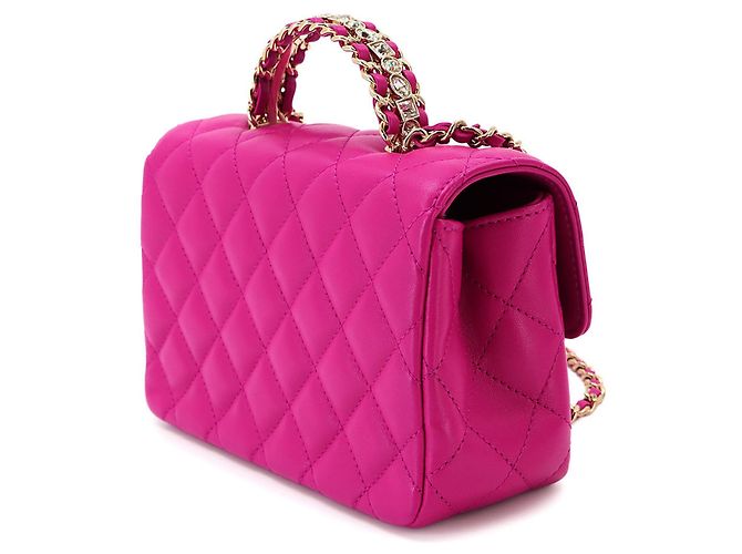 Bolsa Chanel Matelasse Mini Flap Rosa - vista 4