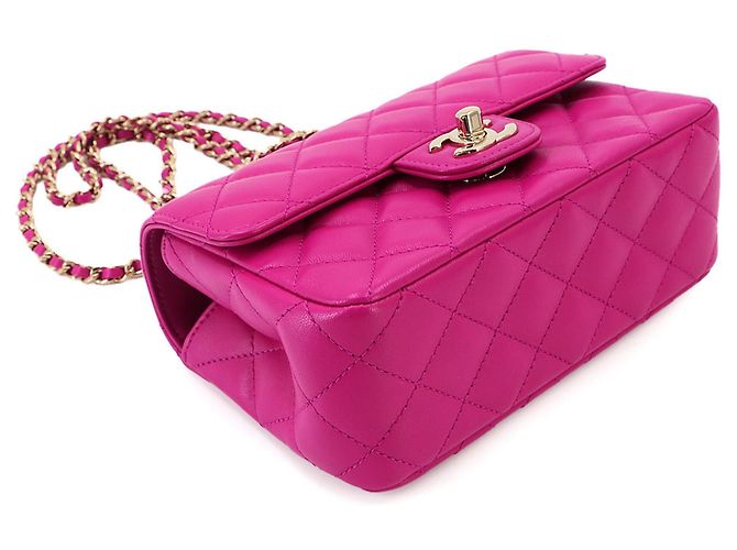Bolsa Chanel Matelasse Mini Flap Rosa - vista 5