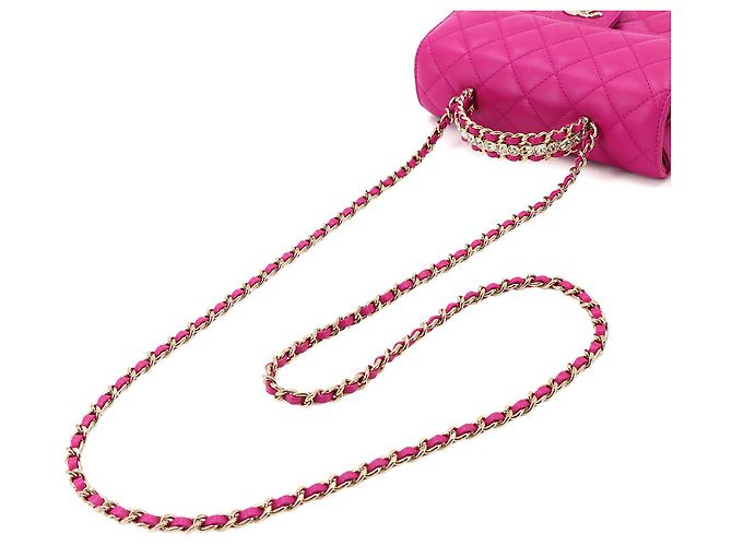 Bolsa Chanel Matelasse Mini Flap Rosa - vista 6