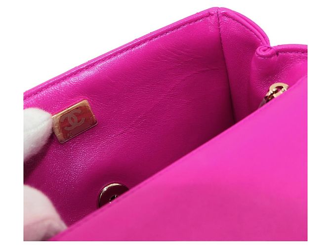 Bolsa Chanel Matelasse Mini Flap Rosa - vista 9