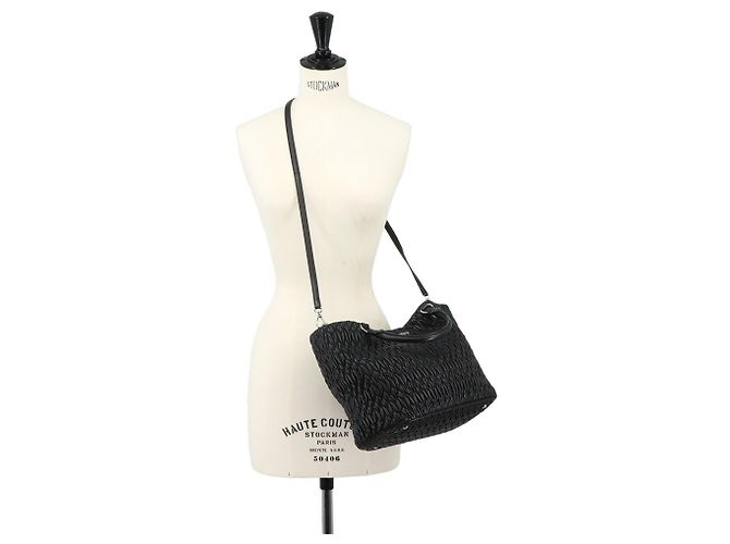 Borsa 2-Way Miu Miu Matelassé Nero - vista 10