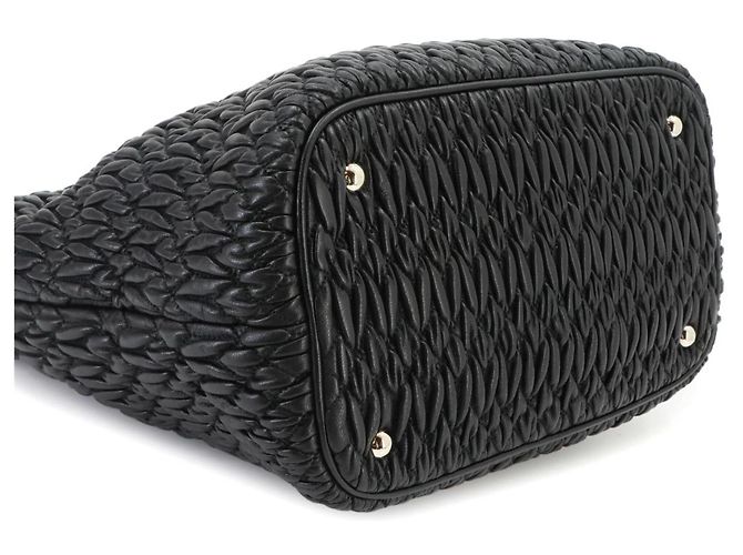 Borsa 2-Way Miu Miu Matelassé Nero - vista 5