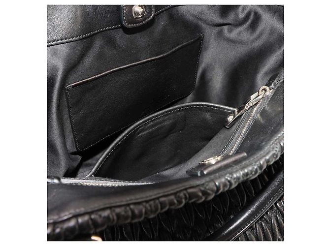 Borsa 2-Way Miu Miu Matelassé Nero - vista 8