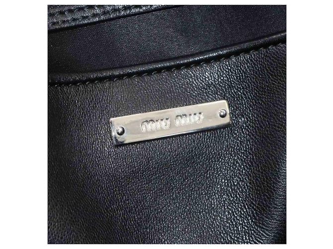 Borsa 2-Way Miu Miu Matelassé Nero - vista 9