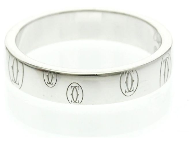 Cartier Logo de Cartier Band 18K White Gold 4mm Argento - vista 3