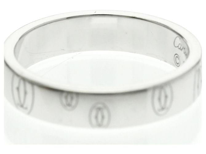 Cartier Logo de Cartier Band 18K White Gold 4mm Argento - vista 5
