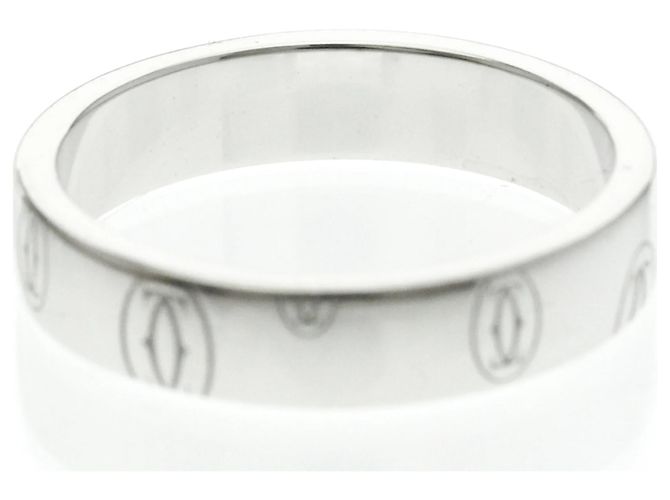 Cartier Logo de Cartier Band 18K White Gold 4mm Argento - vista 6