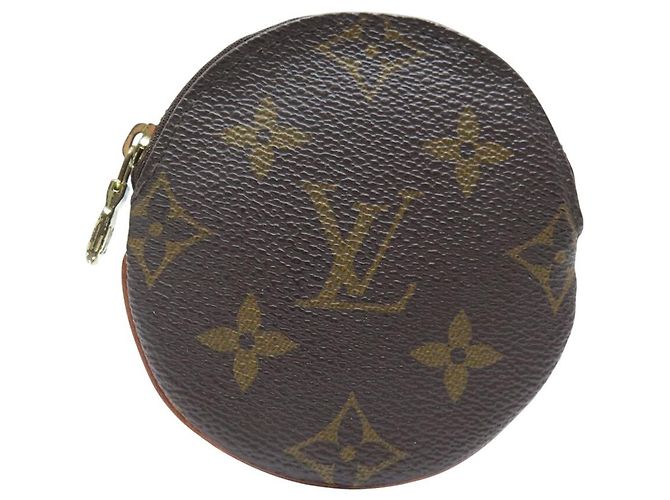 MONEDERO REDONDO LOUIS VUITTON M61926 EN LONA MONOGRAM MARRÓN Castaño - vista 2