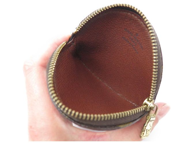 MONEDERO REDONDO LOUIS VUITTON M61926 EN LONA MONOGRAM MARRÓN Castaño - vista 6