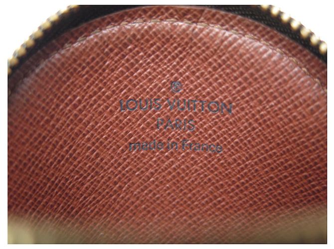MONEDERO REDONDO LOUIS VUITTON M61926 EN LONA MONOGRAM MARRÓN Castaño - vista 7