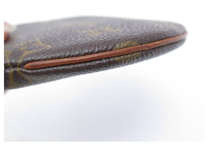 MONEDERO REDONDO LOUIS VUITTON M61926 EN LONA MONOGRAM MARRÓN Castaño - vista 9