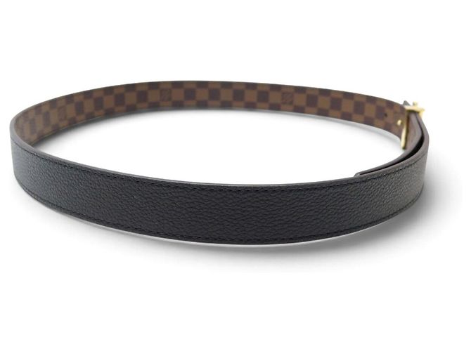 NEU LOUIS VUITTON ICONIC REVERSIBLE GÜRTEL T85 LEDER & DAMIER LEINWAND Braun - Ansicht 10