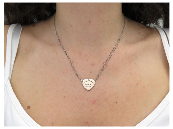 Return to Tiffany Tiffany & Co COLLANA TIFFANY &CO RETURN TO COEUR CATENA ARGENTO 925 HEART SILVER NECKLACE - vista 11