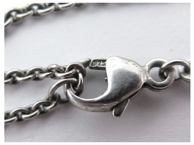 COLLANA DINH VAN LE PAVE SU CATENA IN ARGENTO 925 GM 668304 SILVER NECKLACE - vista 9