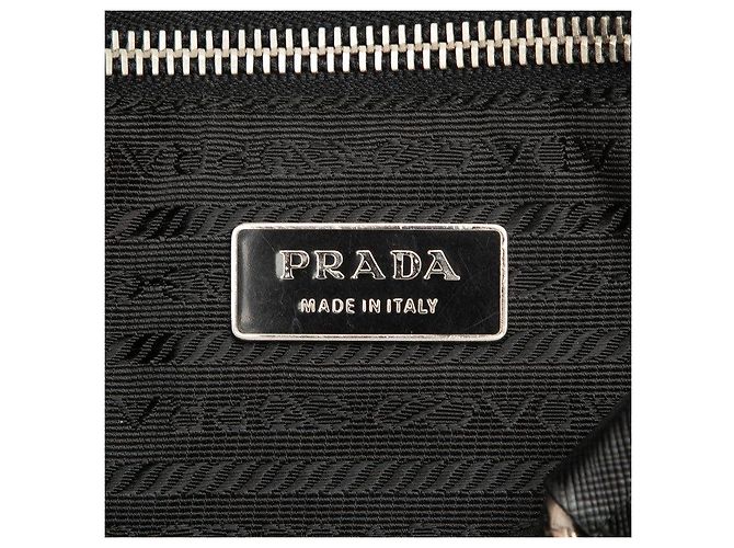 Prada Triangle Logo Tote Schwarz - Ansicht 5
