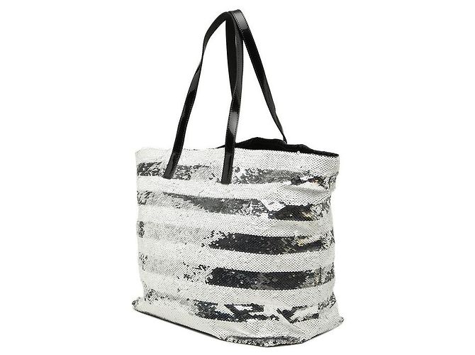 Borsa Tote Prada Logo Bianca Smalto Bianco - vista 2