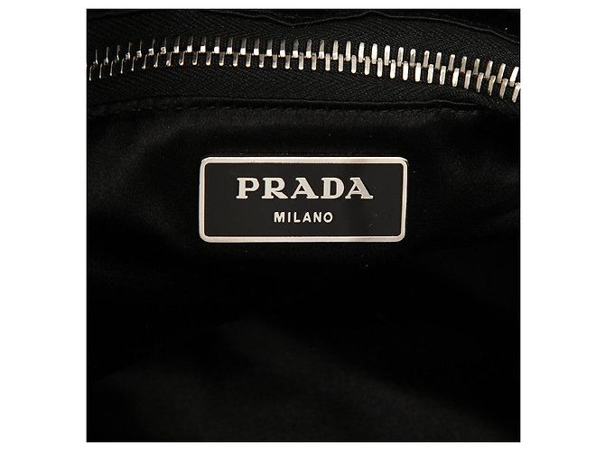 Borsa Tote Prada Logo Bianca Smalto Bianco - vista 5