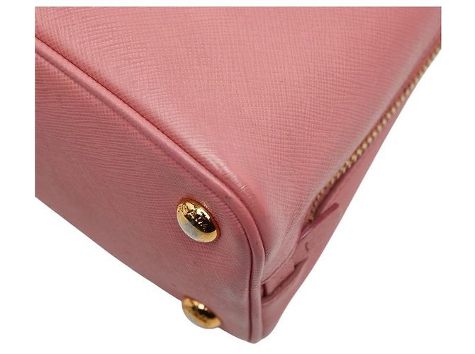 Borsa Prada Triangle Logo Rosa - vista 4