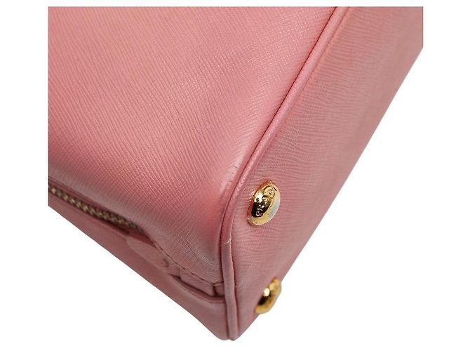 Borsa Prada Triangle Logo Rosa - vista 5