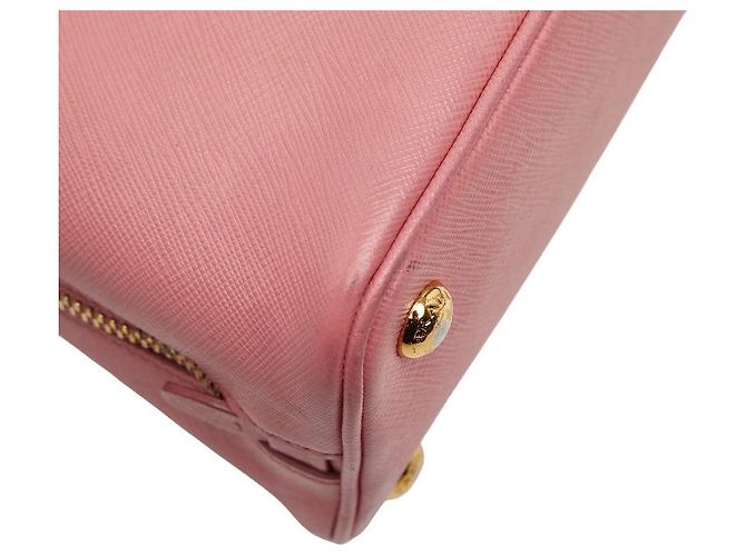 Borsa Prada Triangle Logo Rosa - vista 7