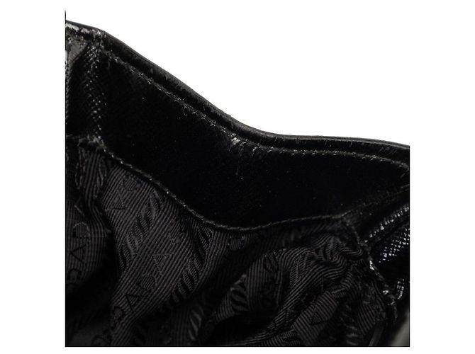 Borsa Prada Saffiano con logo triangolare Nero - vista 5